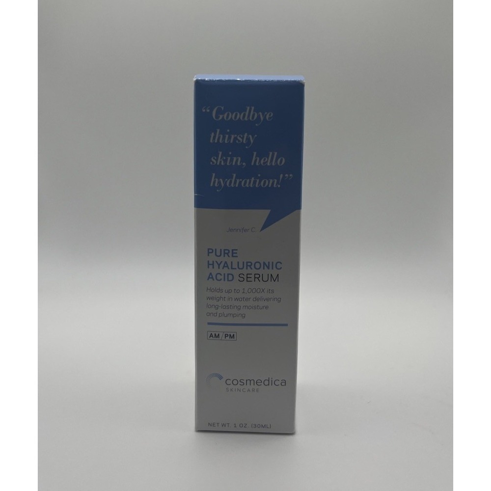 Cosmedica Skincare Pure Hyaluronic‎ Acid, 1 Fl Oz, NIB